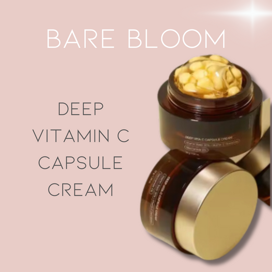 Deep Vitamin C Capsule Cream – Hydrating & Brightening Face Moisturizer ✨